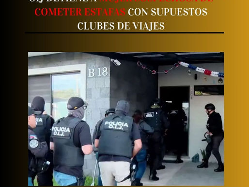 OIJ detiene a mujer sospechosa de cometer estafas con supuestos clubes de viajes