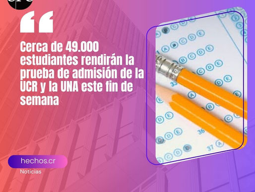 Cerca de 49.000 estudiantes rendirán la prueba de admisión de la UCR y la UNA este fin de semana