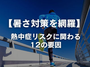 【暑さ対策を網羅】熱中症リスクに関わる12の要因