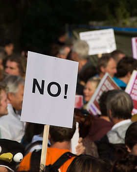 Los signos de protesta