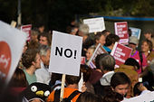 Los signos de protesta
