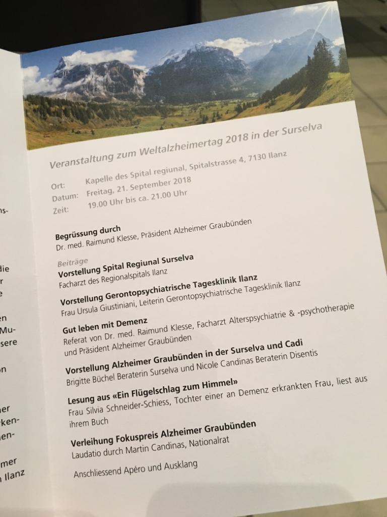 Weltalzheimertag vom 21.09.18