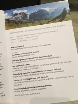 Weltalzheimertag vom 21.09.18