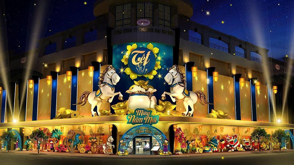 Trang trí Tết doanh nghiệp 2026 sớm cùng ZinaDecors!