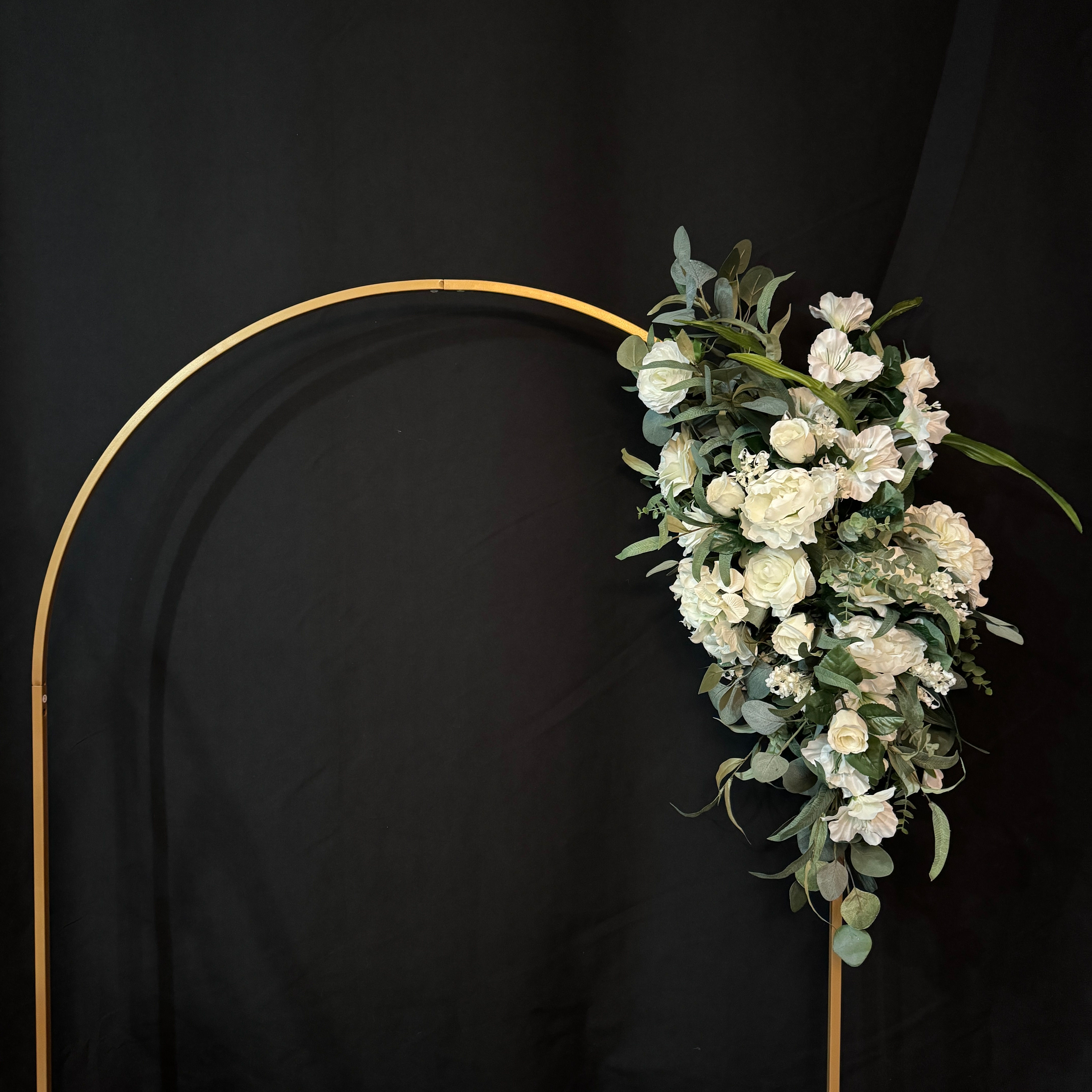 Small Arch Swag - White & Greenery