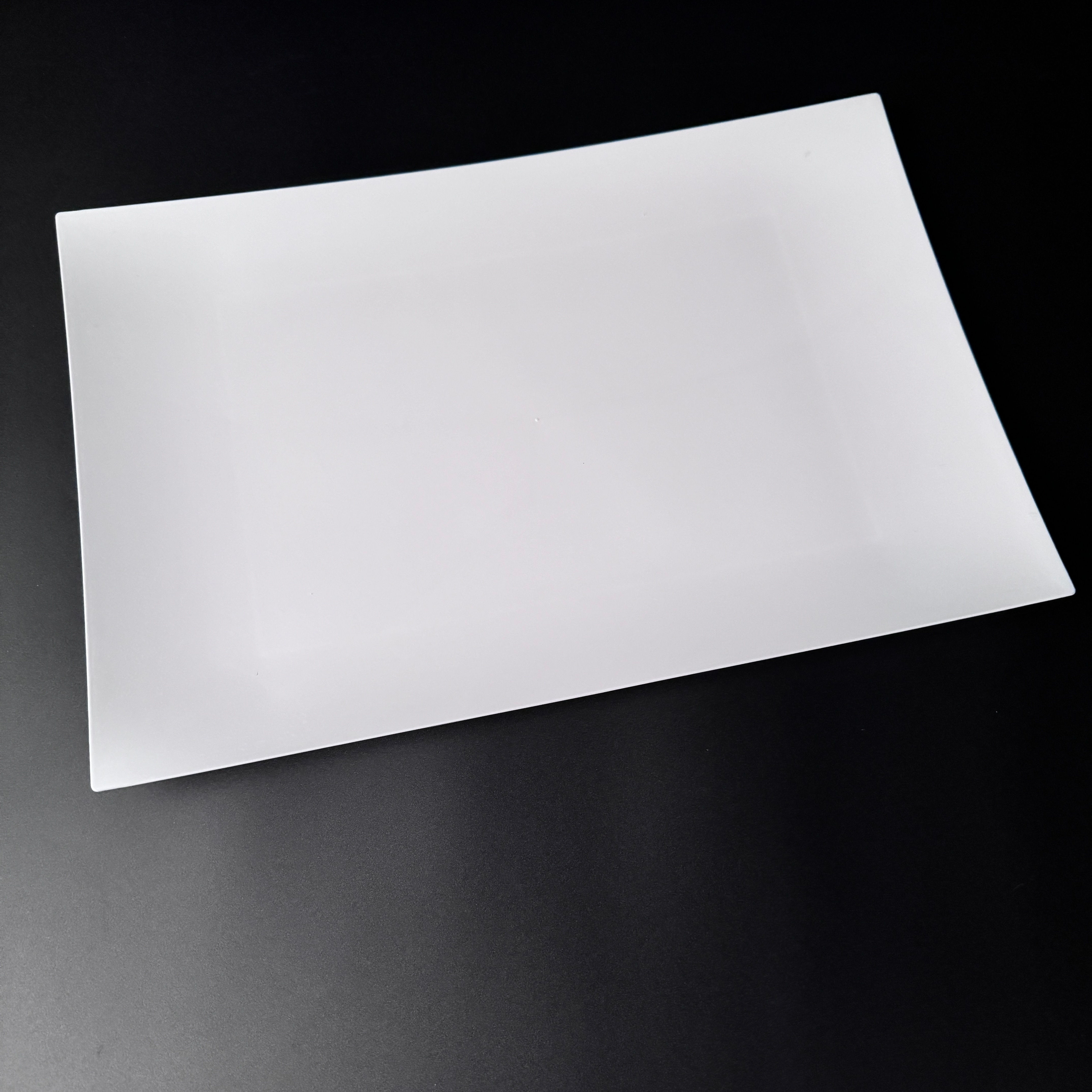 White Plastic Dessert Tray - Large