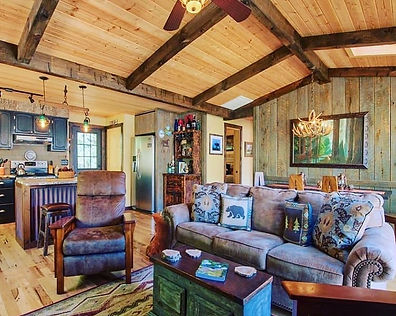 Buck Mountain Retreat living area