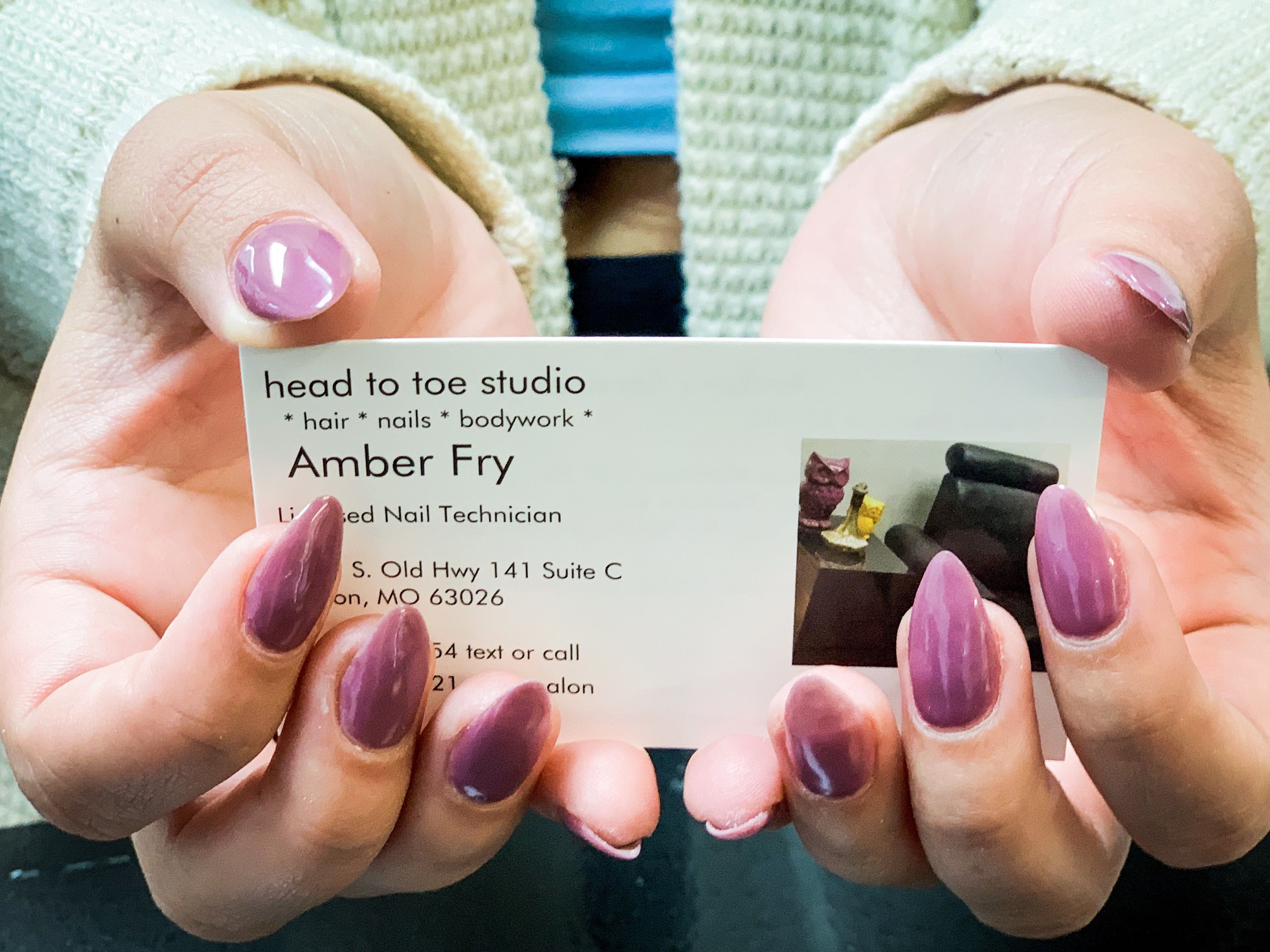 Dip Manicure by Amber