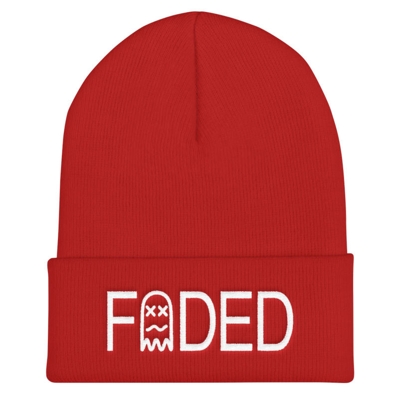Faded Stamp Knitted Beanie