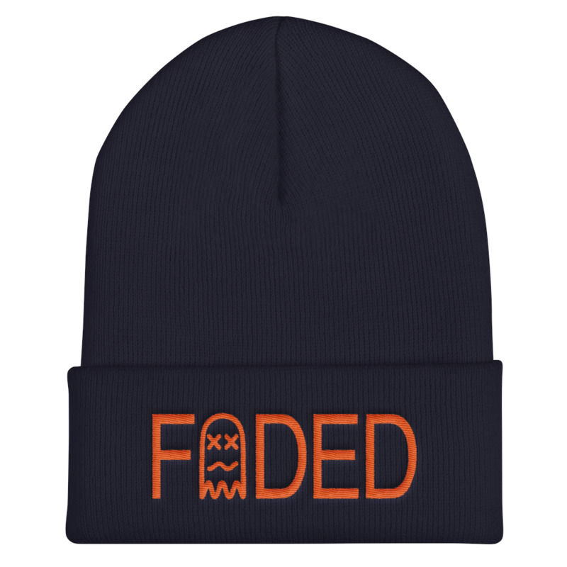 Thumbnail: Faded Stamp Knitted Beanie