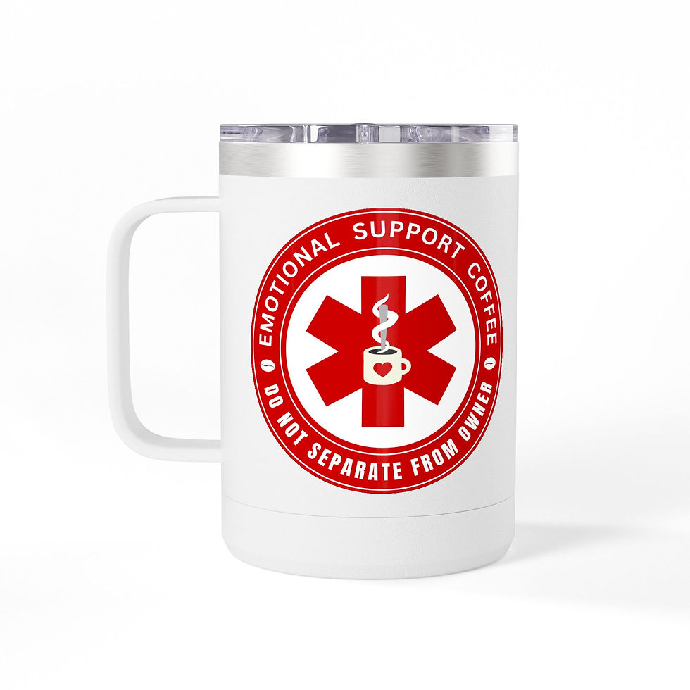 Thumbnail: Emotional Support Coffee Mug Tumbler