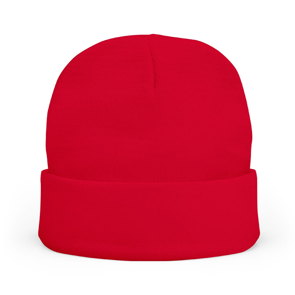 Thumbnail: Korean Trigrams Knit Beanie