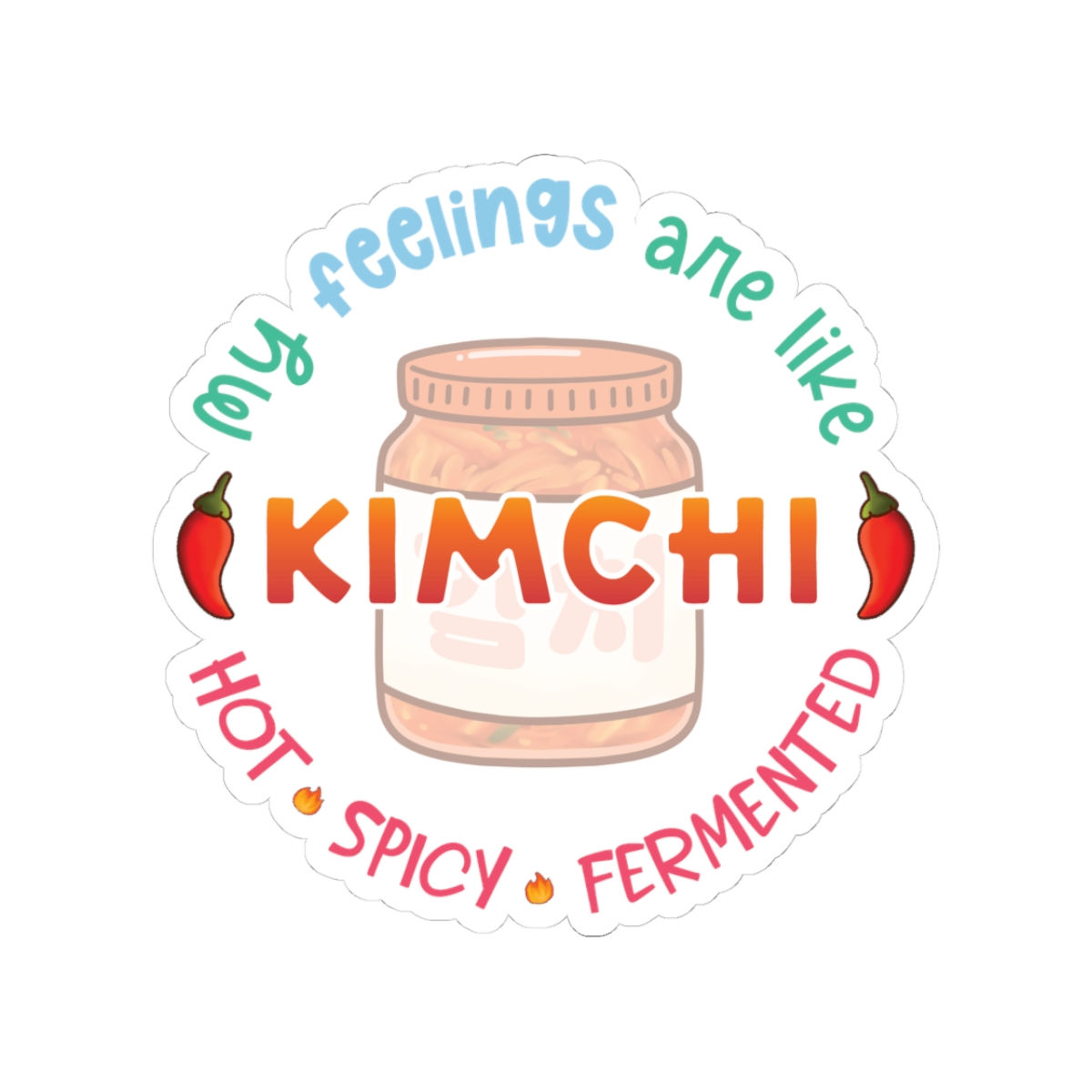 Kimchi Feelings Sticker