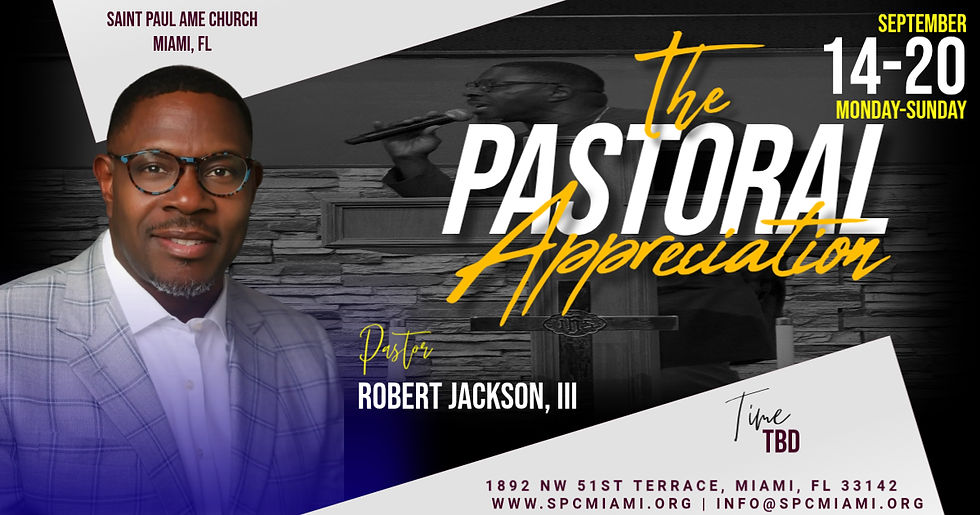 Pastor's Appreciation Week