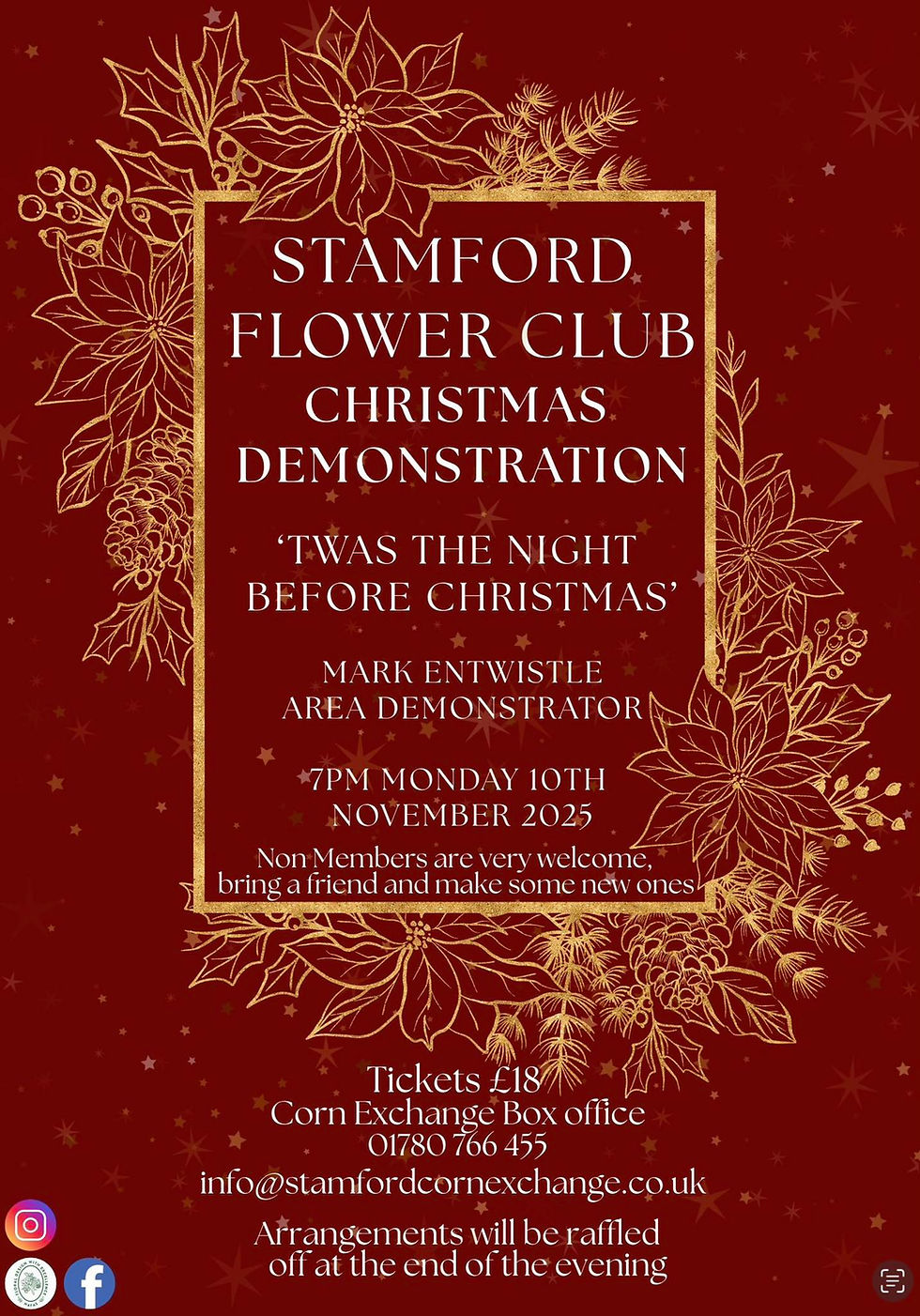 Christmas Demonstration at the Stamford Corn Exchange