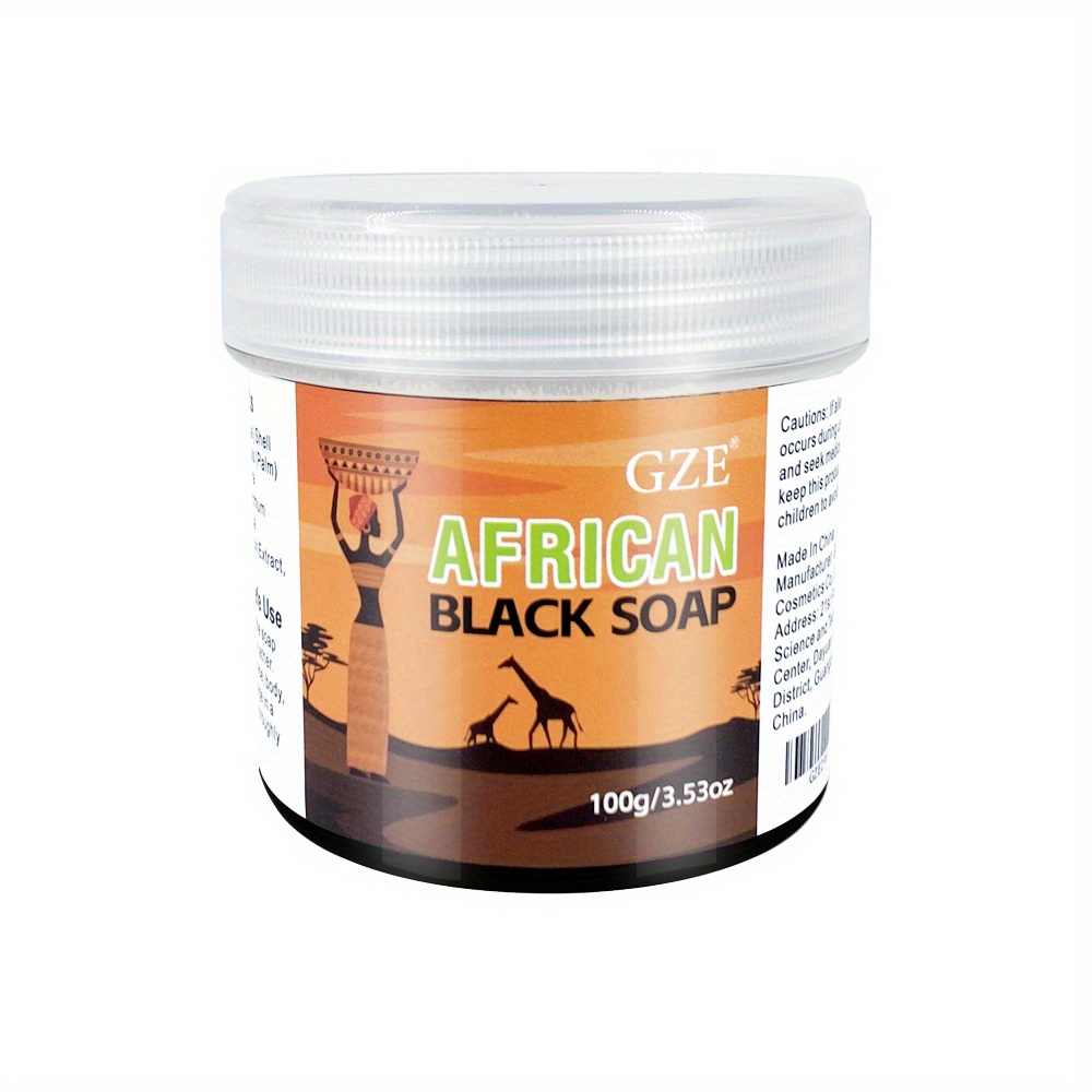 Soap African Black 3-in-1 Face, Hair, and Body Cleanser