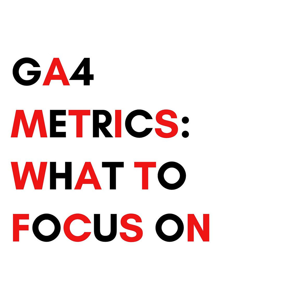 Understanding Key GA4 Metrics