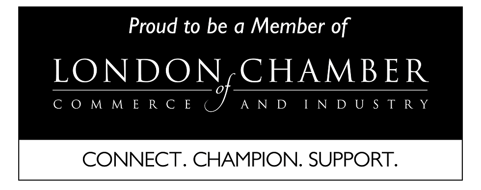 Member of London Chamber of Commerce and Industry