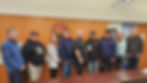 CCR Image: Left to right: George Mack, Philippe Theriault, Clayton Charleyboy, Laura Ball, Percy Guichon, Paul French (Williams Lake & District Chamber Board Chair), Lennon Solomon, Anthony Billyboy, Ann Nielsen, Daniel Persson