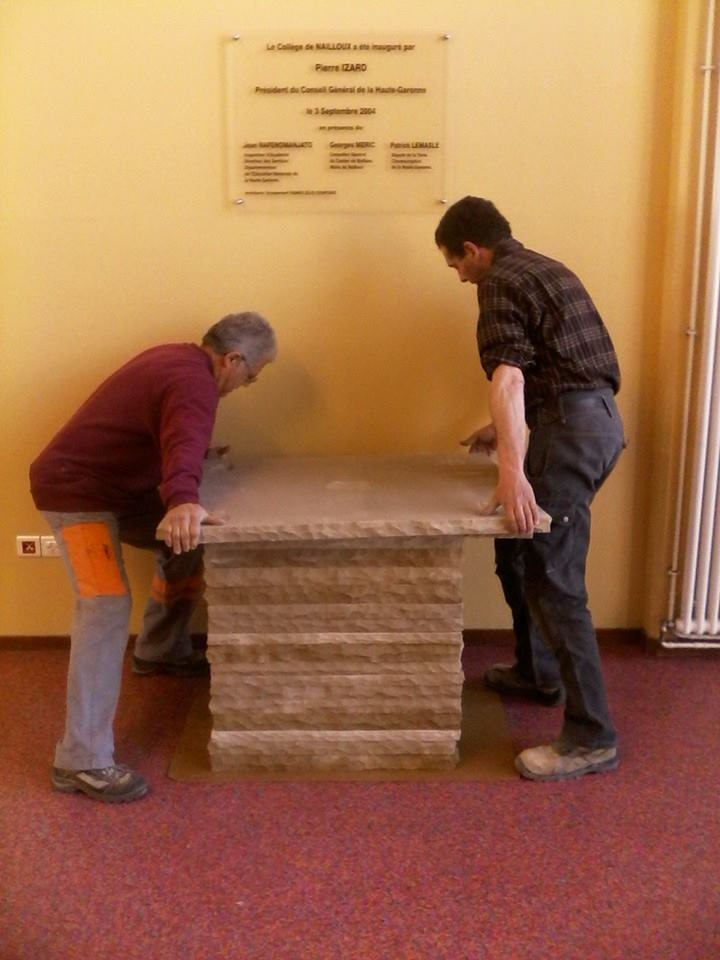 Pose du socle