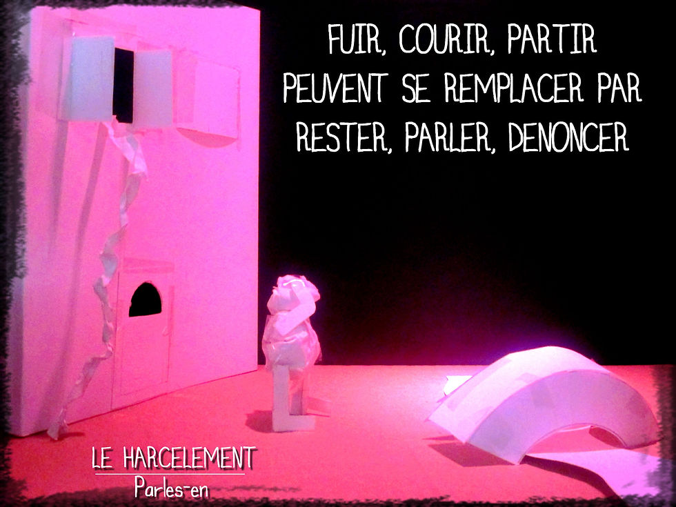 Affiches "Non au harcèlement"