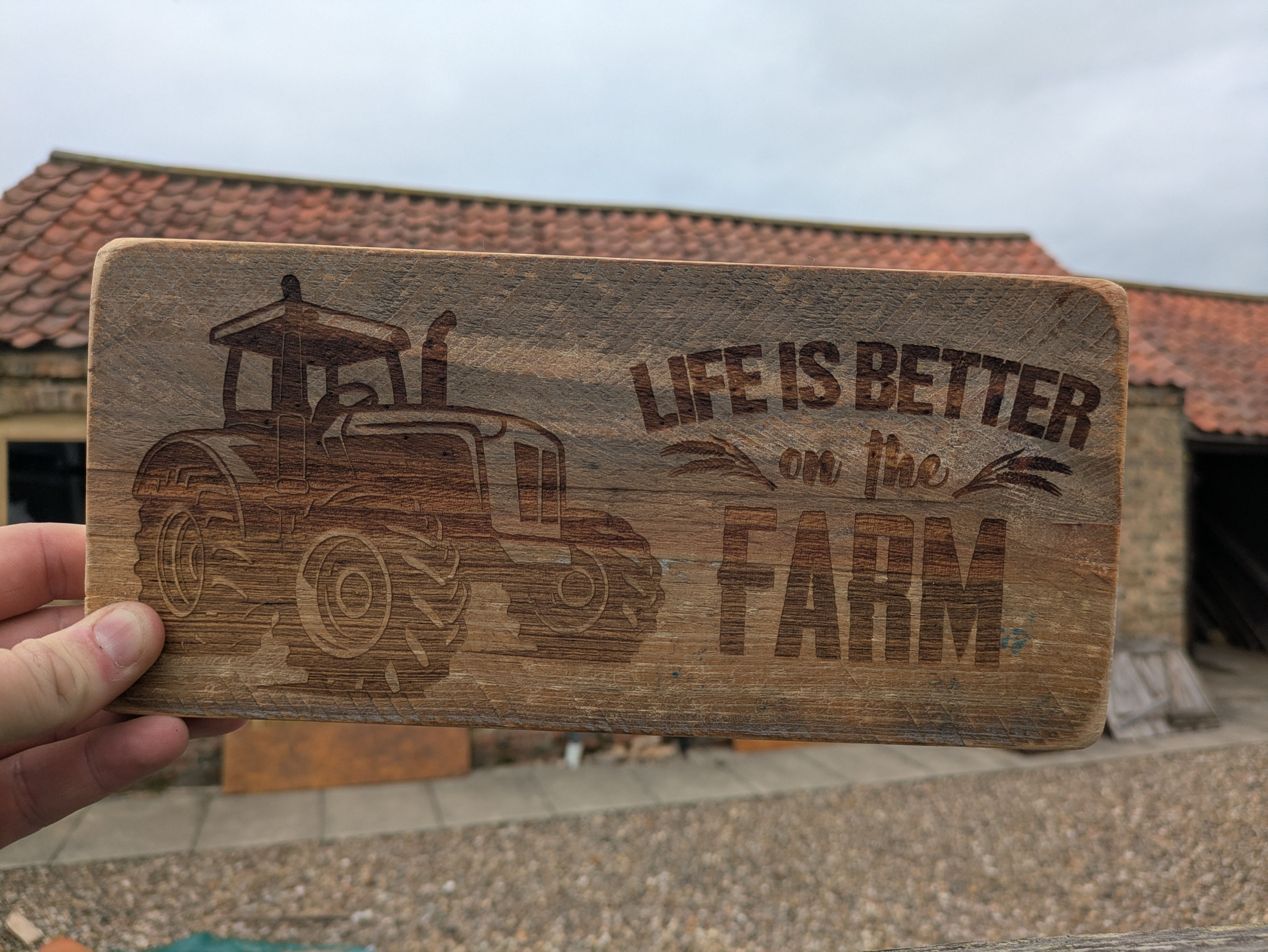 Rustic Wooden Life is Better on the Farm Sign - Farm Gift Home Decor