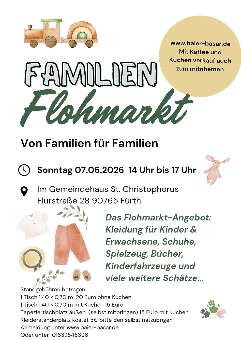 Familien Flohmarkt Gemeinde St. Christophorus