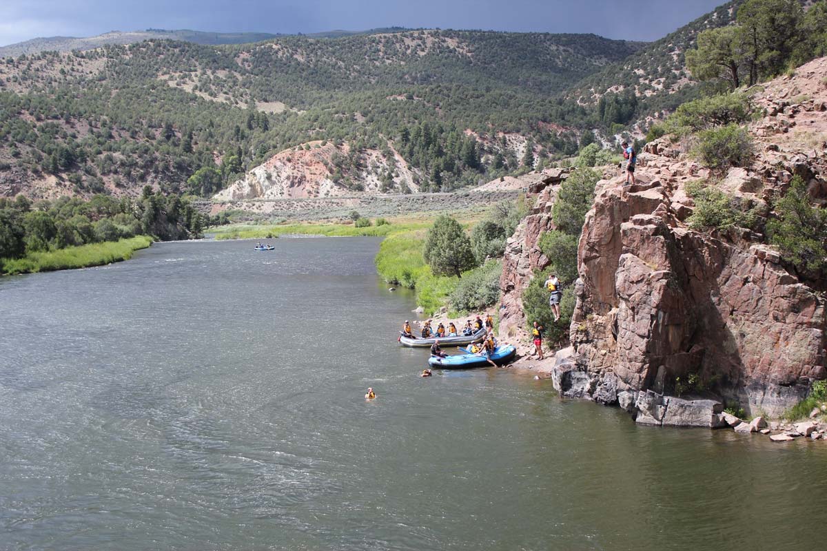 Whitewater Rafting Colorful Colorado Wilderness Corporate Team Building