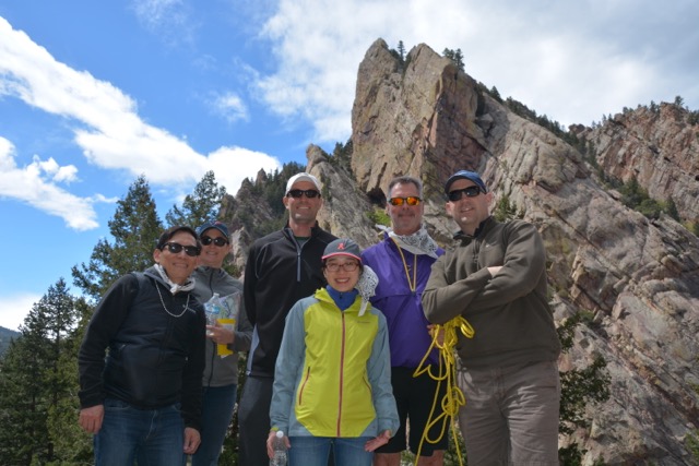 Team Leadership Group Outdoors in Mountains