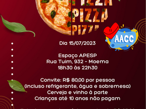 15 de julho: Participe da Pizza Beneficente