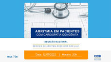 Arritmia em paciente com cardiopatia congênita