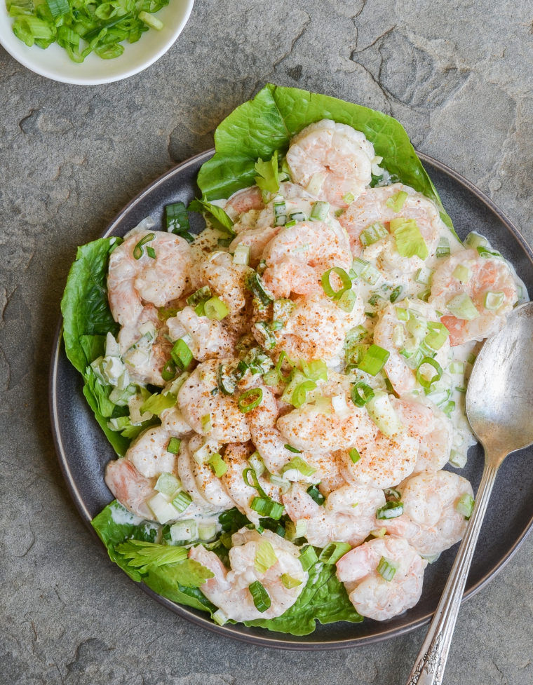 Old Bay Baby Shrimp Salad