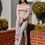 Thumbnail: Floral Dreams: Pastel Blue Floral Maxi Skirt