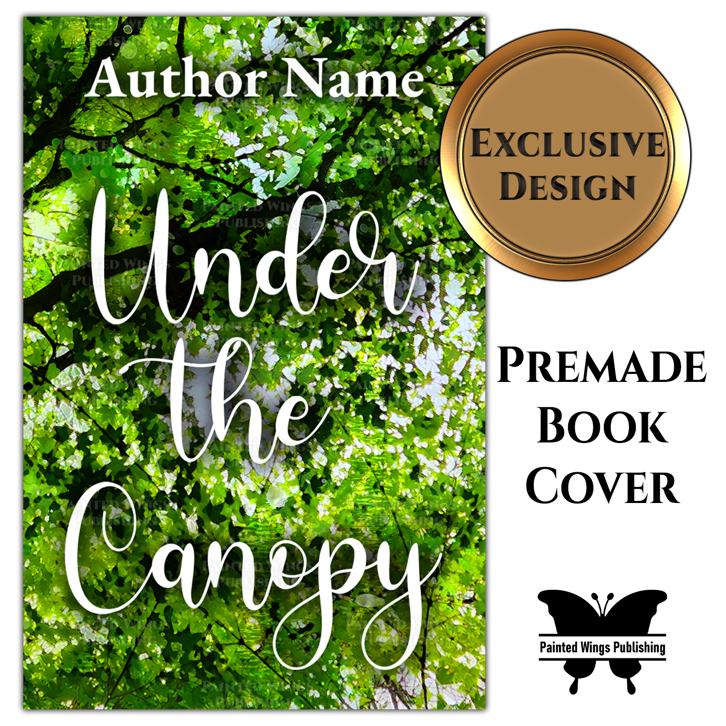 "Under the Canopy" Premade Book Cover