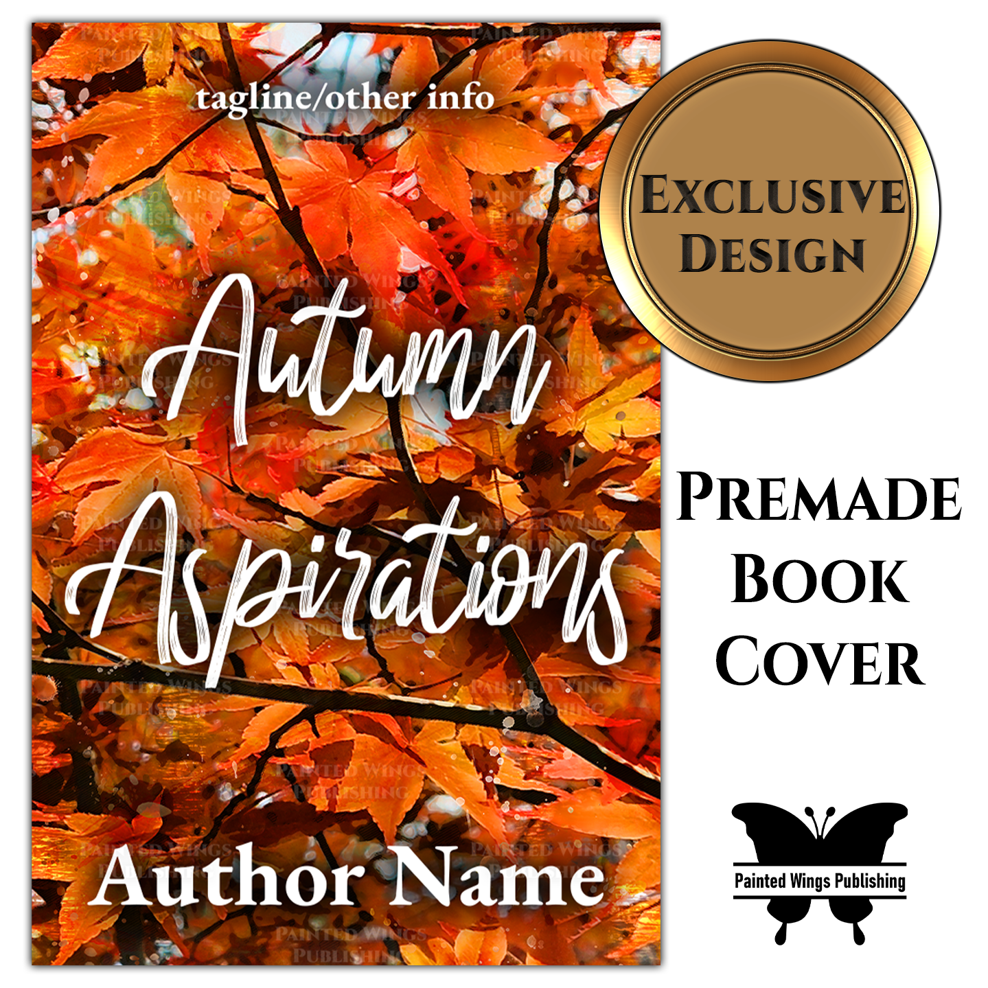 "Autumn Aspirations" Premade Book Cover