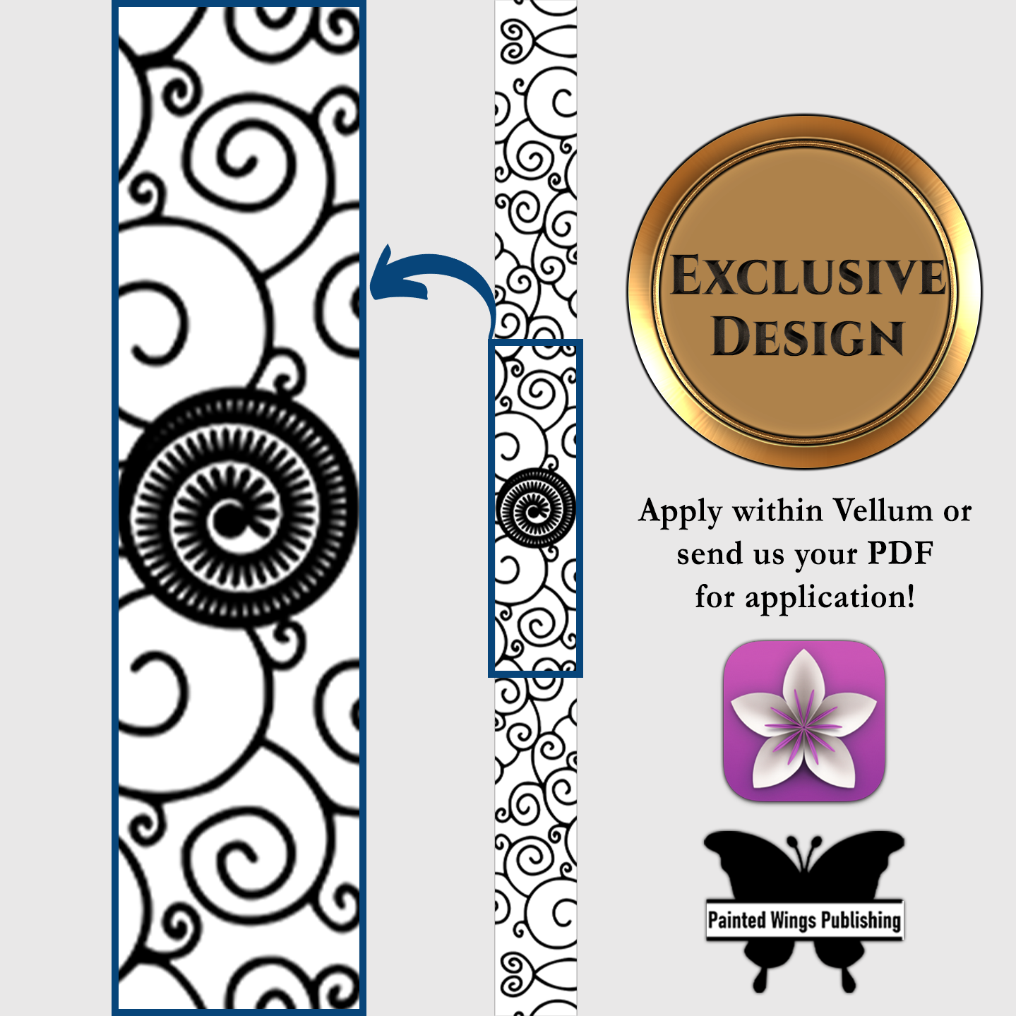 Premade Edge Design (Customizable)—vXBW007