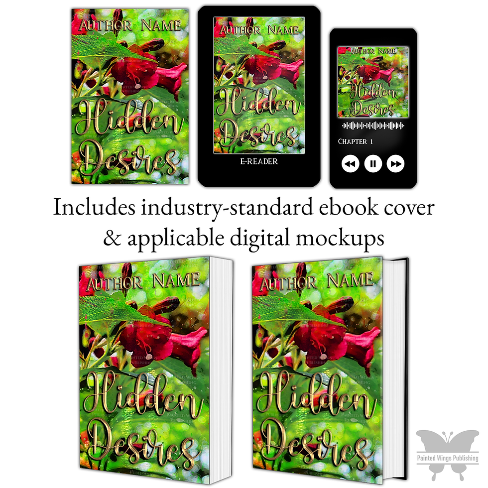 Thumbnail: "Hidden Desires" Premade Book Cover