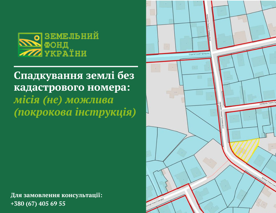 Успадкування земельної ділянки без кадастрового номера: порядок оформлення спадщини, присвоєння кадастрового номера, виготовлення технічної документації та реєстрація права власності