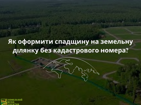 Як оформити спадщину на земельну ділянку без кадастрового номера?