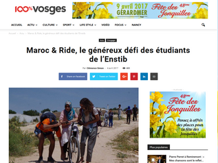 Nouvel article dans 100% Vosges