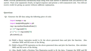 Important Python Machine Learning and Data Science Practice Sets | Realcode4you