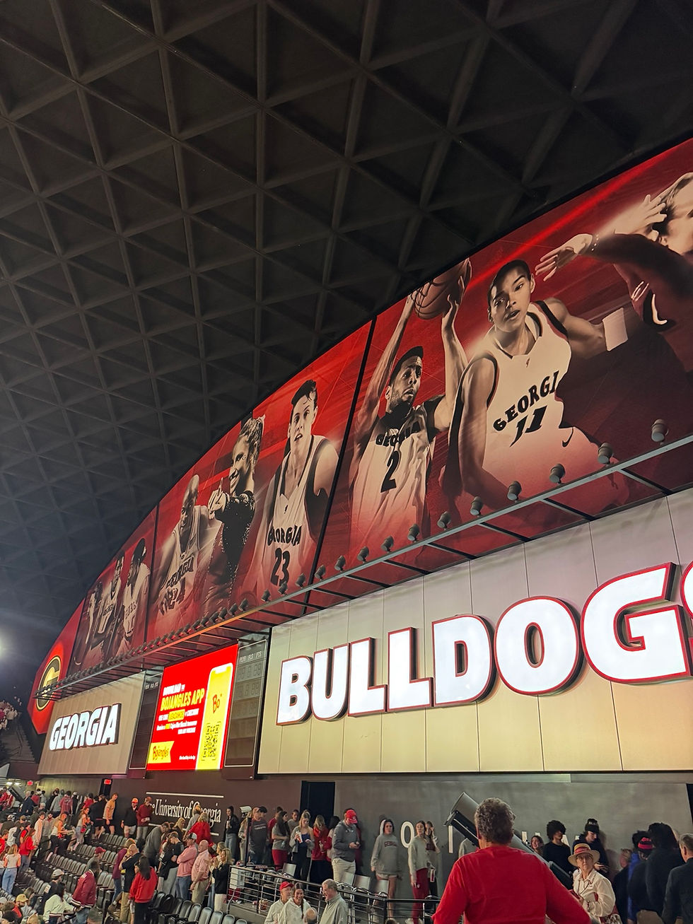 Inside Stegeman Colliseum on the campus of the University of Georgia in Athens, Georgia. Photo - Cory D. Raines
