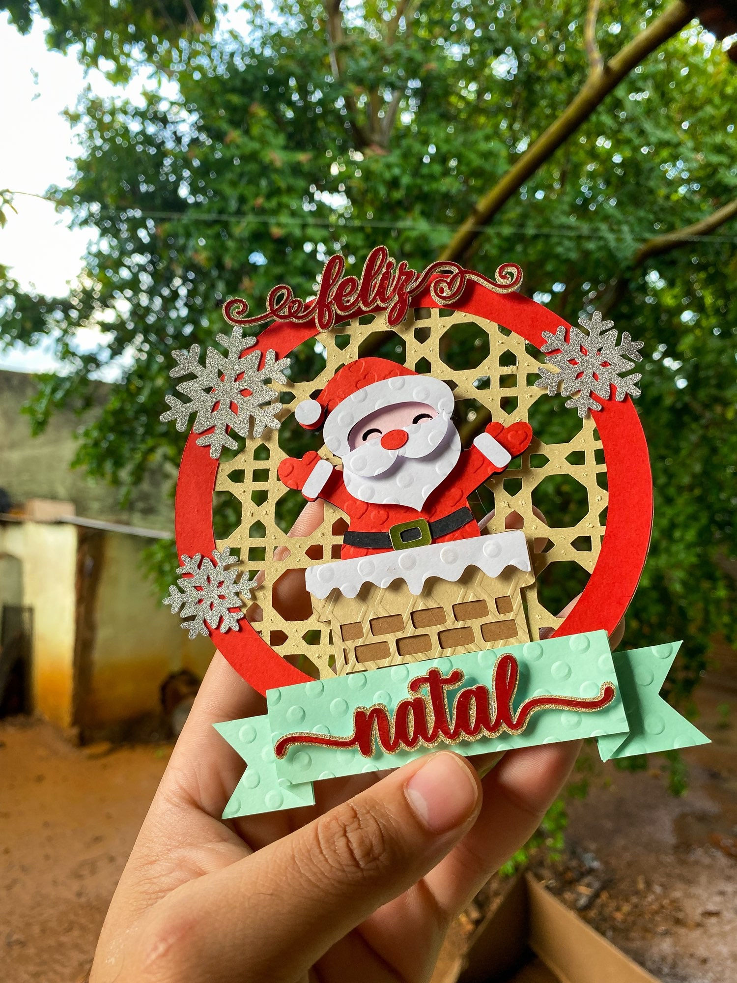 Topo de Bolo Natal