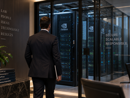 Law firm AI infrastructure and artificial intelligence systems
