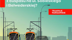 Zamknięty buspas na Sobieskiego