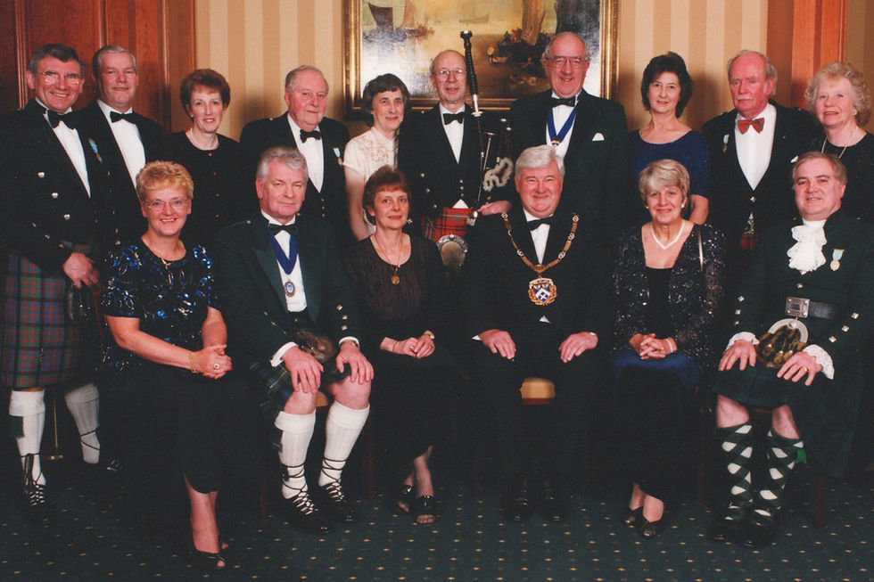 At the Centenary Dinner in 2000