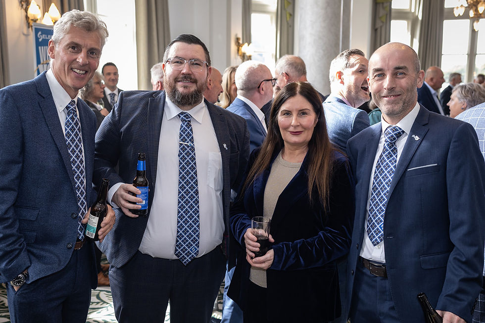 Greg Hutchings, Sean Harkin, Catherine Gillon and Allan Watt enjoyed the day