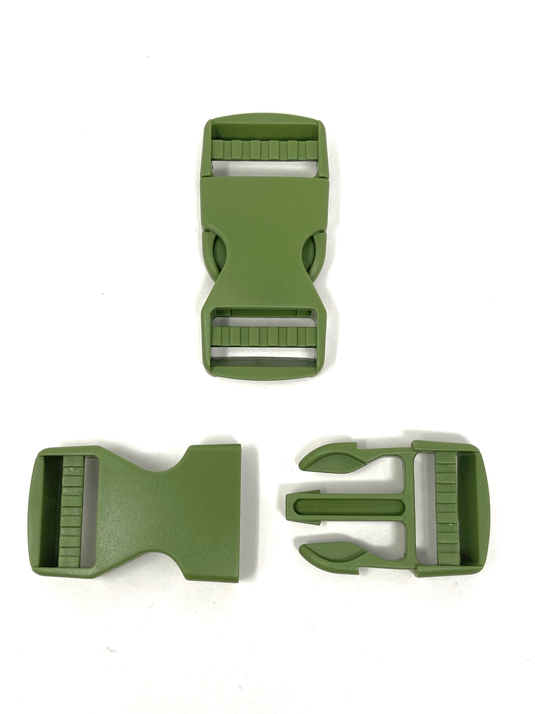 1" Dual Adjustable Side Release Buckle - CACTUS