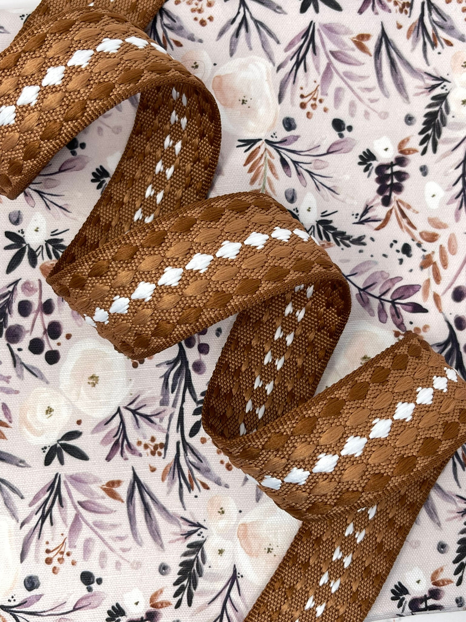 1½” (38mm)  Maddox Webbing - MACCHIATO