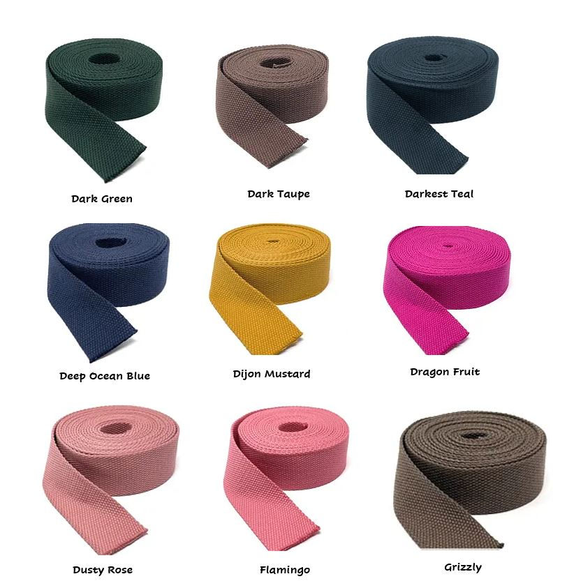 Thumbnail: ¾”  Cotton Poly Webbing (4 Yard Precuts)